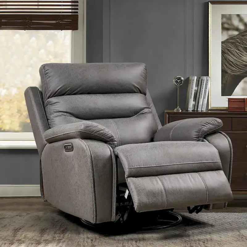 Fauteuil à bascule électrique et inclinable pivotant à 240 degrés
