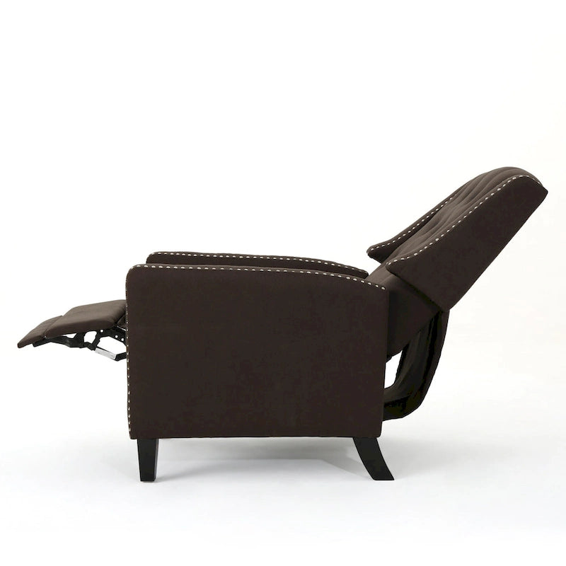 Fauteuil inclinable classique en tissu, fauteuil élégant pour salon, chambre à coucher