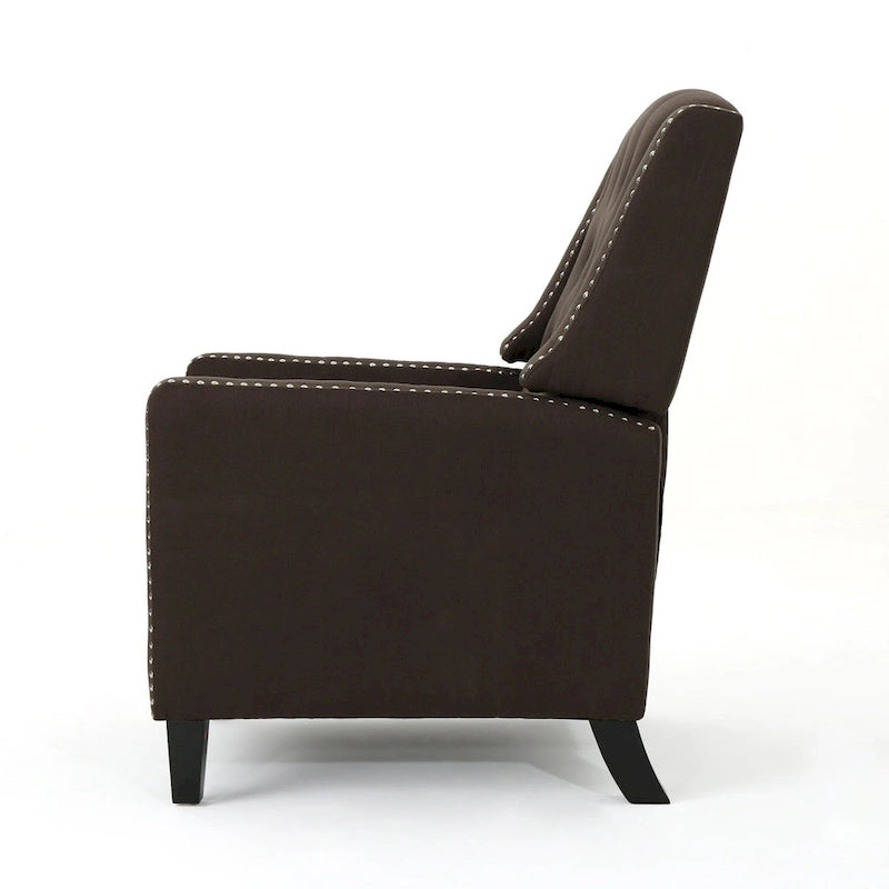 Fauteuil inclinable classique en tissu, fauteuil élégant pour salon, chambre à coucher