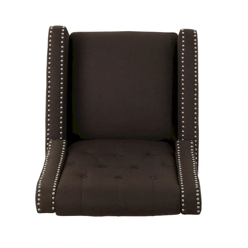 Fauteuil inclinable classique en tissu, fauteuil élégant pour salon, chambre à coucher