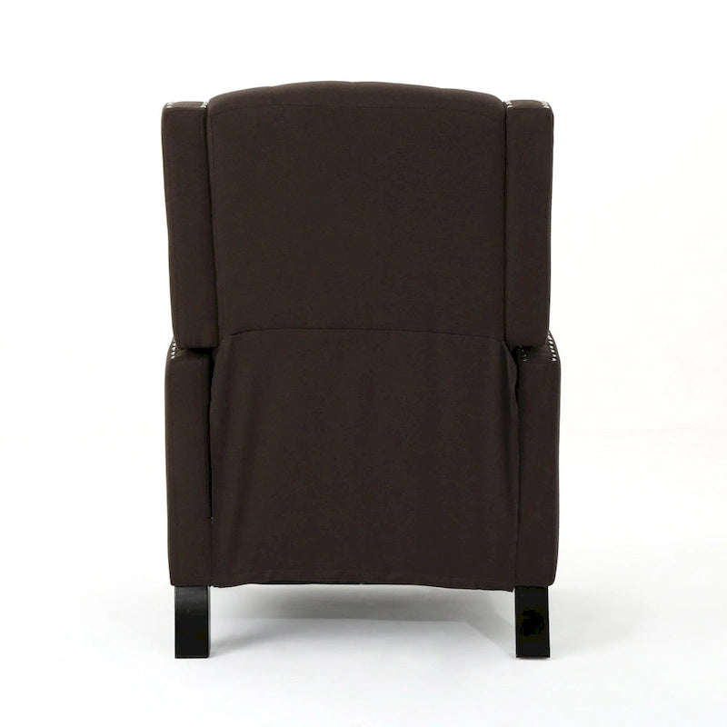 Fauteuil inclinable classique en tissu, fauteuil élégant pour salon, chambre à coucher
