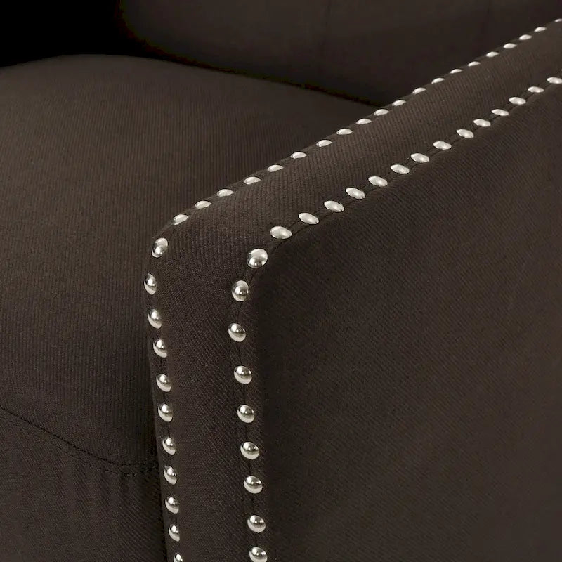 Fauteuil inclinable classique en tissu, fauteuil élégant pour salon, chambre à coucher