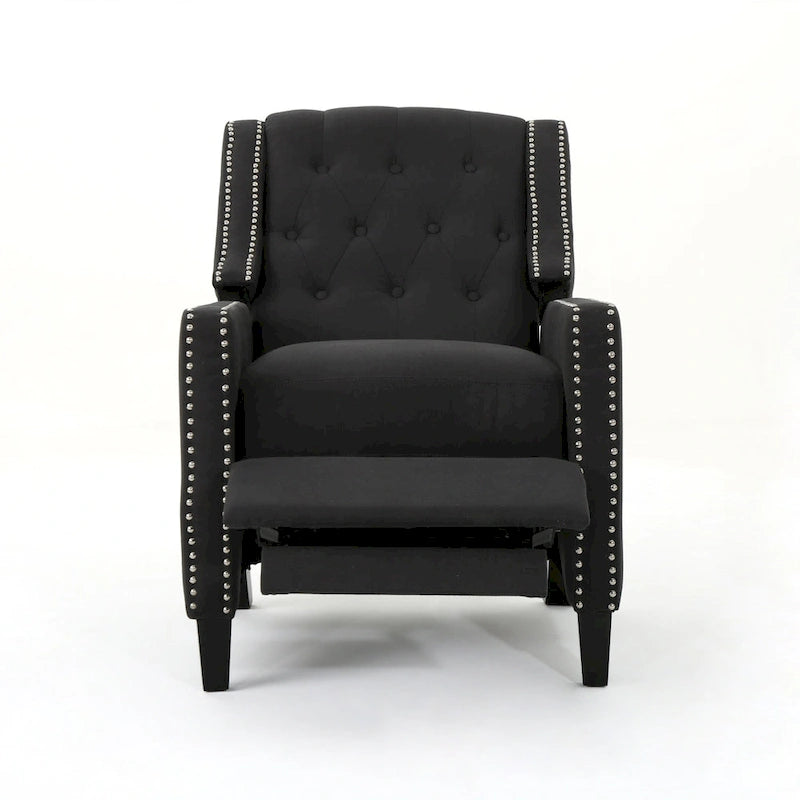 Fauteuil inclinable classique en tissu, fauteuil élégant pour salon, chambre à coucher