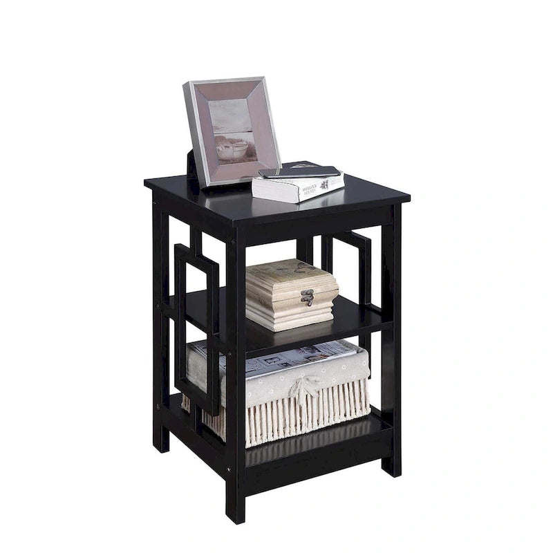 Table d'appoint avec étagères Town Square de Convenience Concepts