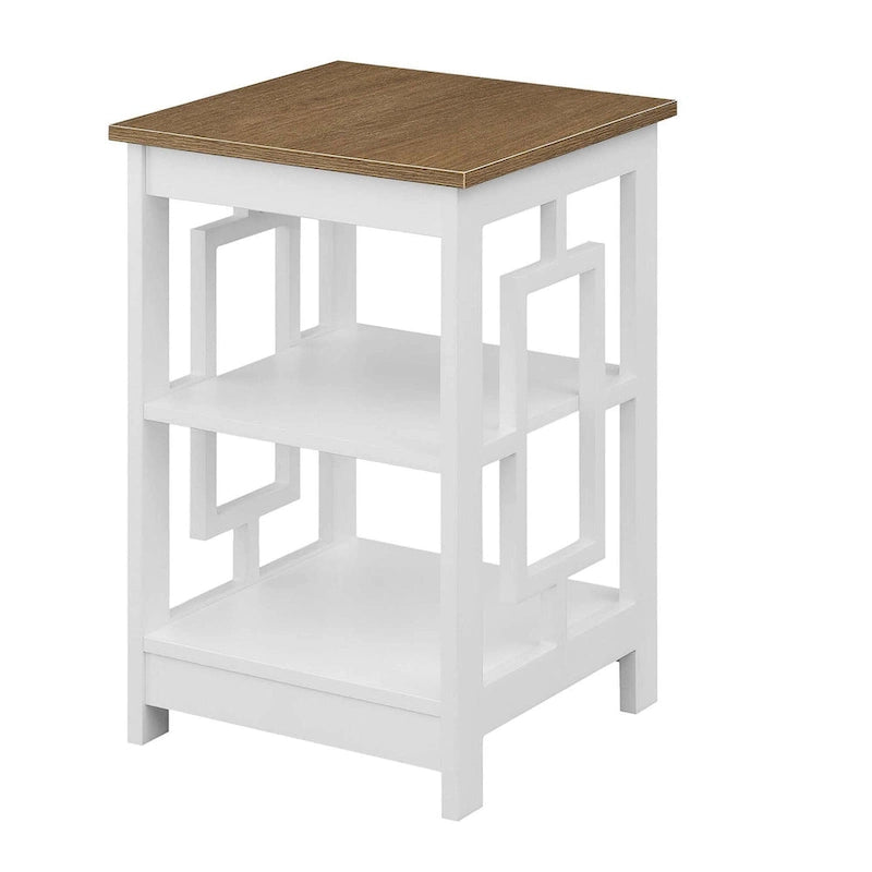 Table d'appoint avec étagères Town Square de Convenience Concepts