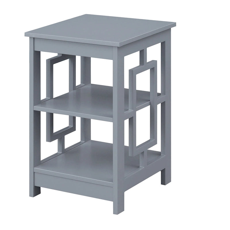 Table d'appoint avec étagères Town Square de Convenience Concepts