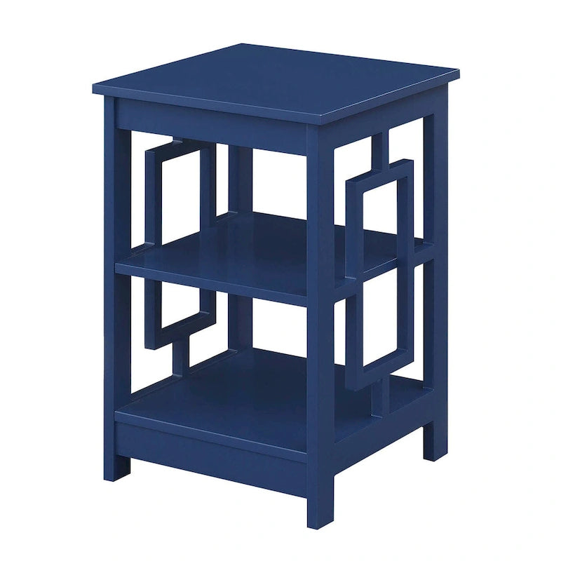 Table d'appoint avec étagères Town Square de Convenience Concepts