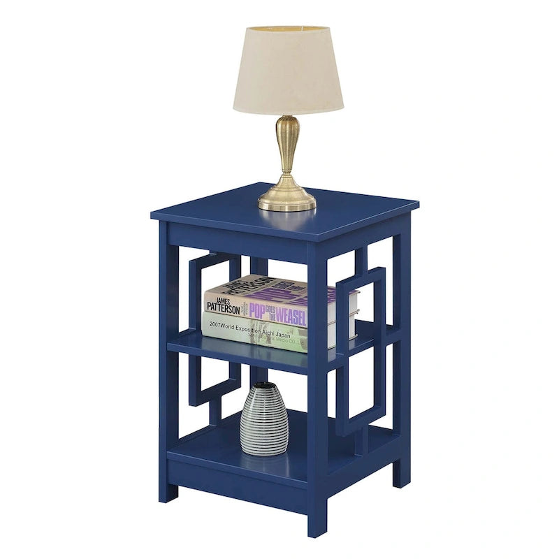 Table d'appoint avec étagères Town Square de Convenience Concepts