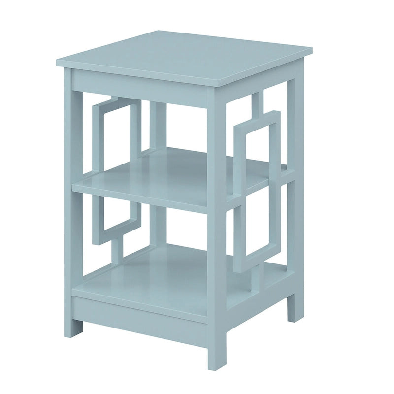 Table d'appoint avec étagères Town Square de Convenience Concepts