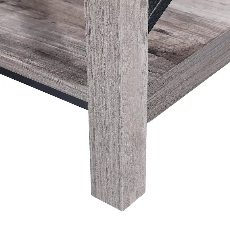 Table d'appoint/table décorative de style maison de campagne avec étagères de rangement