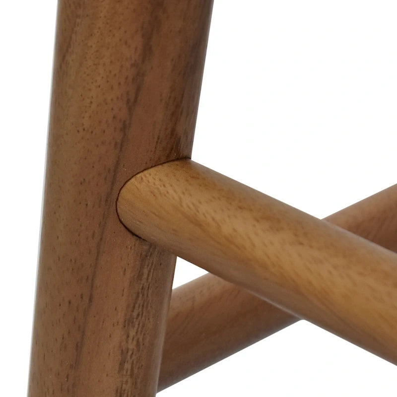 Tabouret de comptoir en acacia massif sans dossier - Tabouret de comptoir