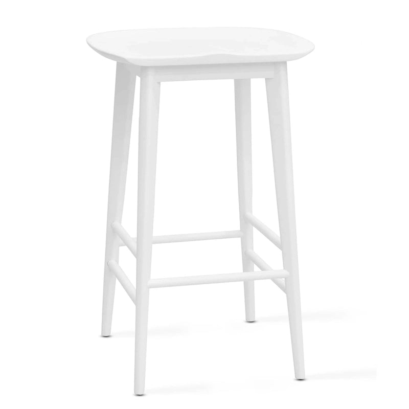 Tabouret de comptoir en acacia massif sans dossier - Tabouret de comptoir