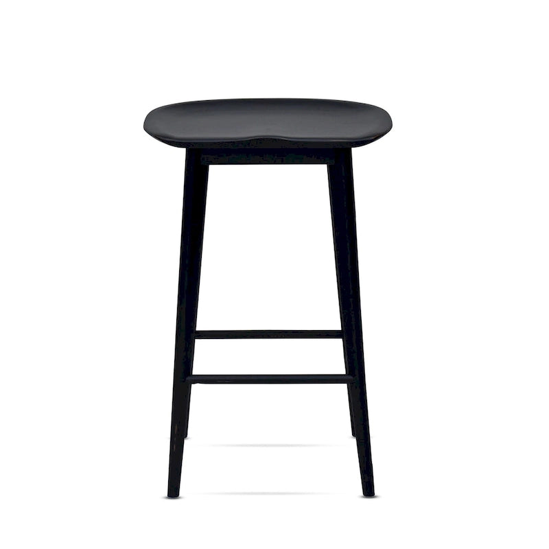 Tabouret de comptoir en acacia massif sans dossier - Tabouret de comptoir