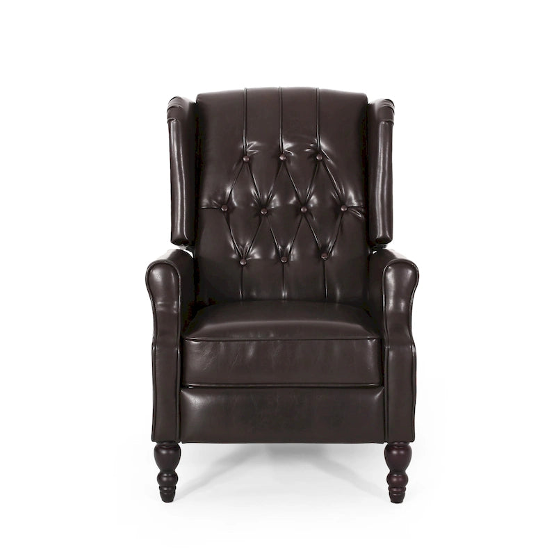 Fauteuil club en simili-cuir