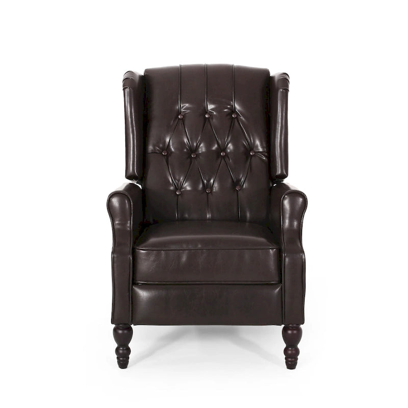 Fauteuil club en simili-cuir
