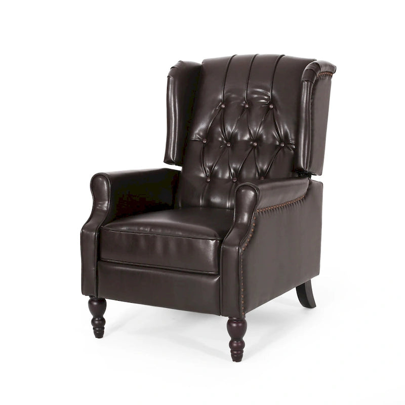 Fauteuil club en simili-cuir