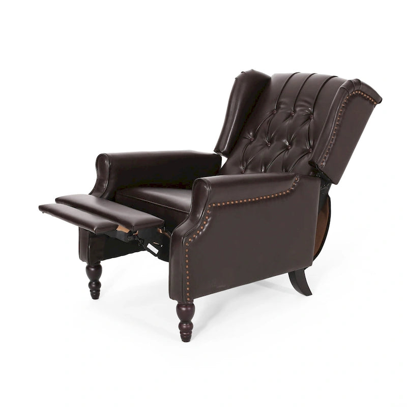 Fauteuil club en simili-cuir