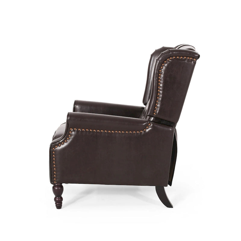 Fauteuil club en simili-cuir