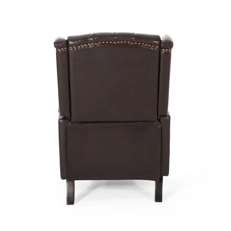 Fauteuil club en simili-cuir
