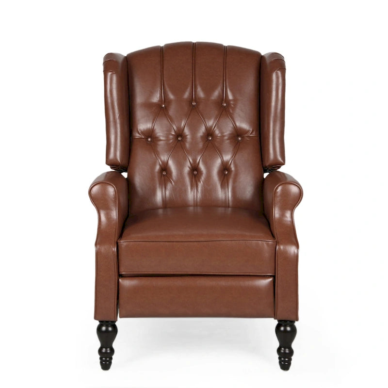 Fauteuil club en simili-cuir