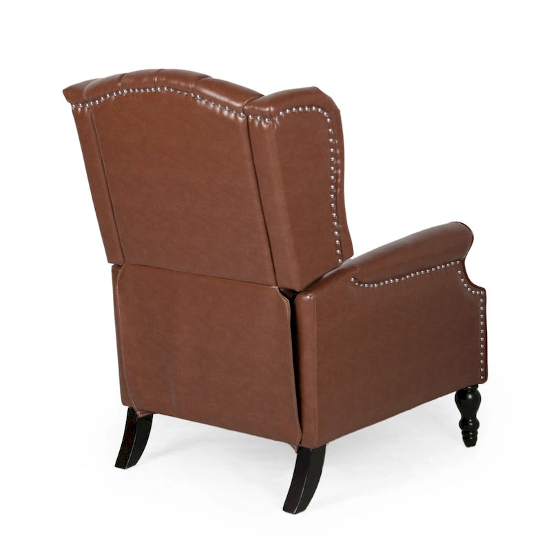 Fauteuil club en simili-cuir