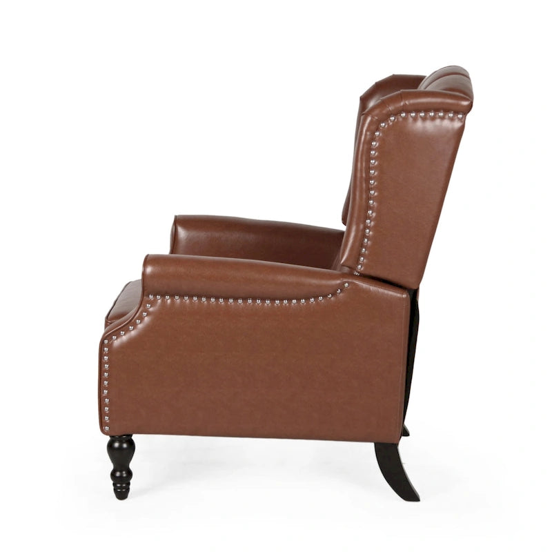 Fauteuil club en simili-cuir