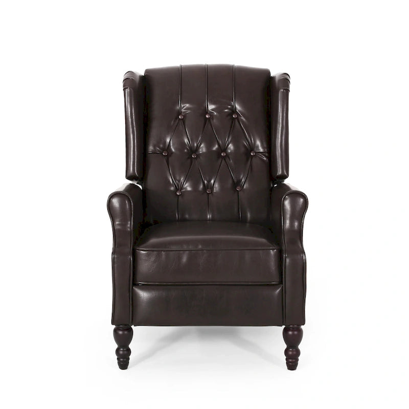 Fauteuil club en simili-cuir