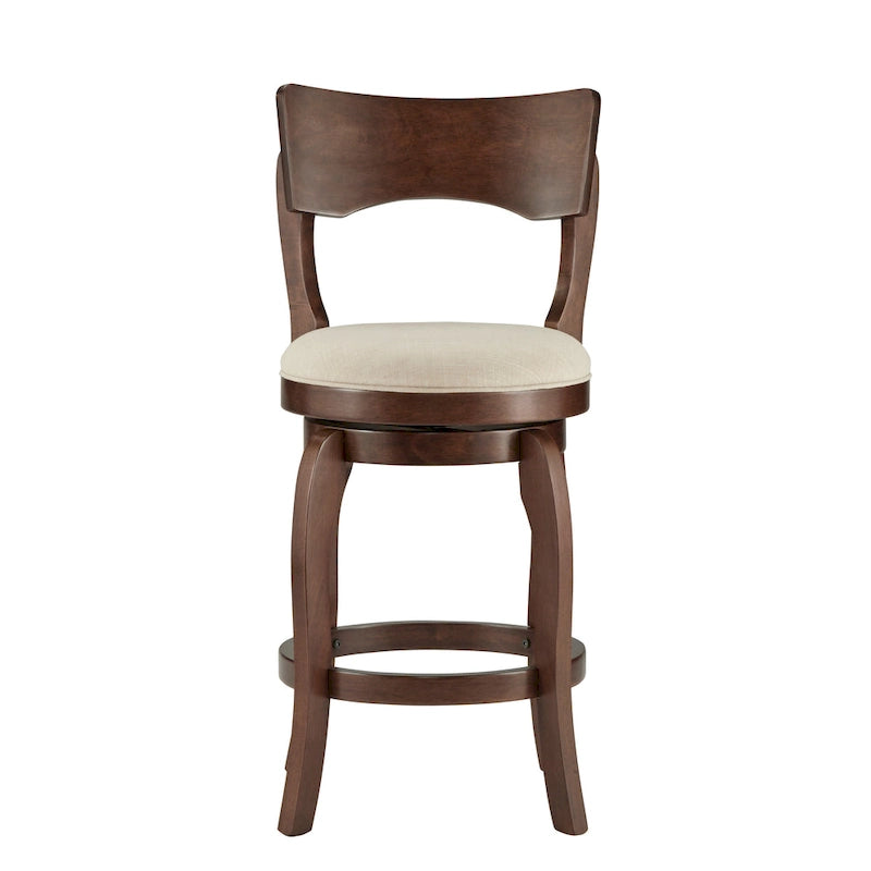 Tabouret pivotant de 24 pouces de hauteur de bar, marron