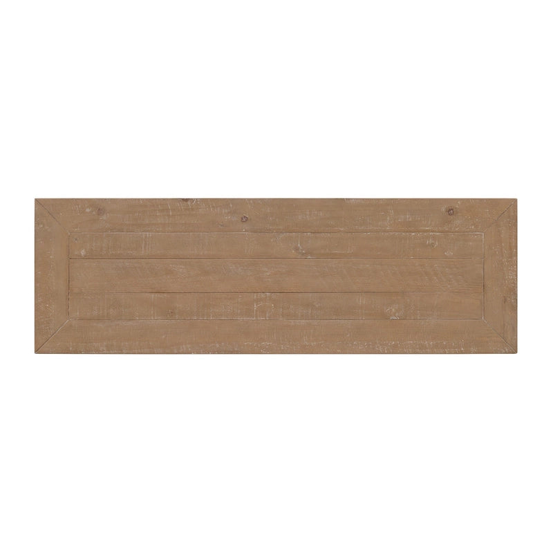 Table d'appoint de canapé à deux tiroirs en bois massif