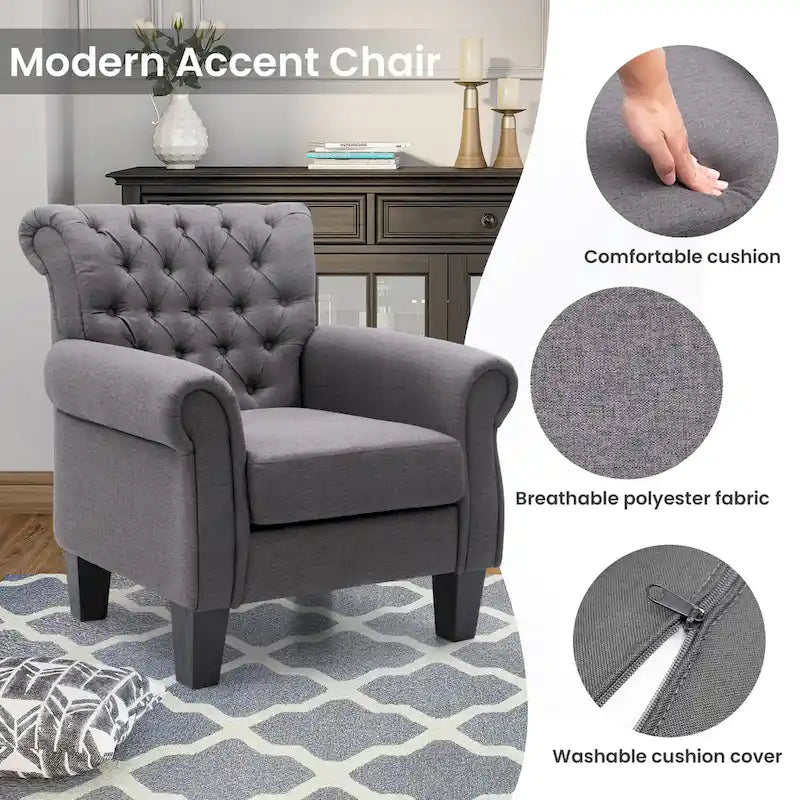 Fauteuil lounge/club moderne, adapté au salon