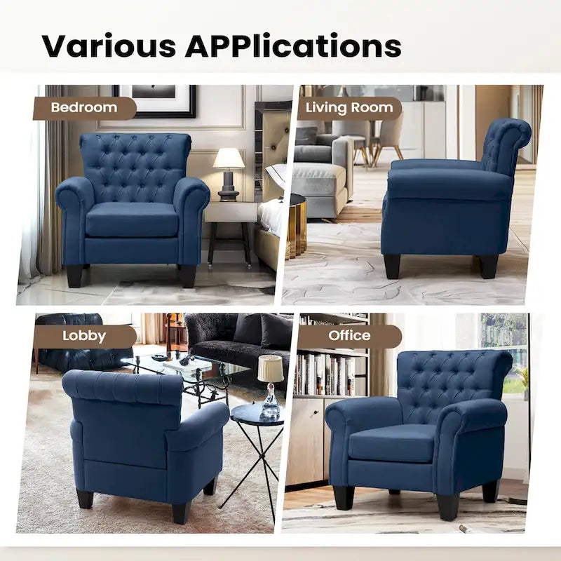 Fauteuil lounge/club moderne, adapté au salon