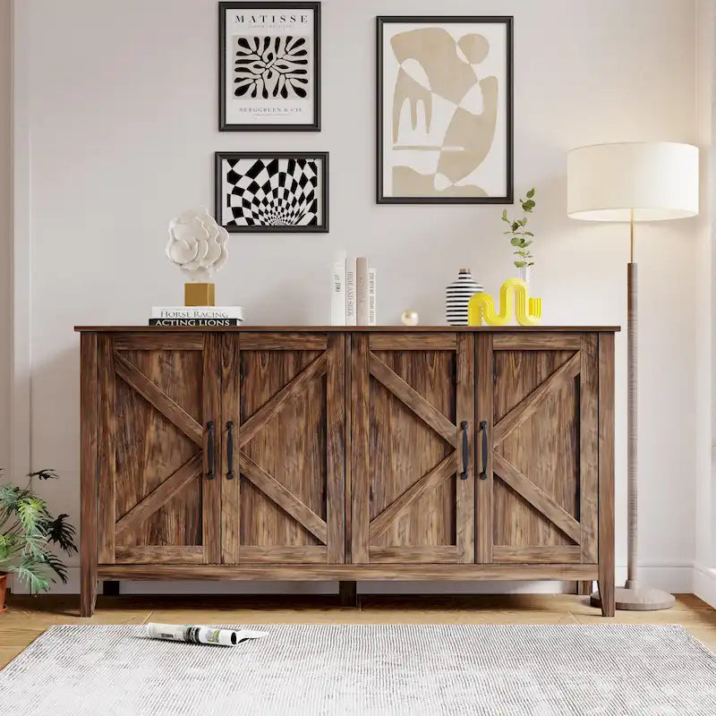 Meuble de rangement autoportant pour le salon, le bureau ou la chambre