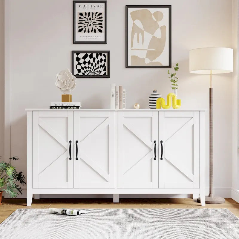 Meuble de rangement autoportant pour le salon, le bureau ou la chambre
