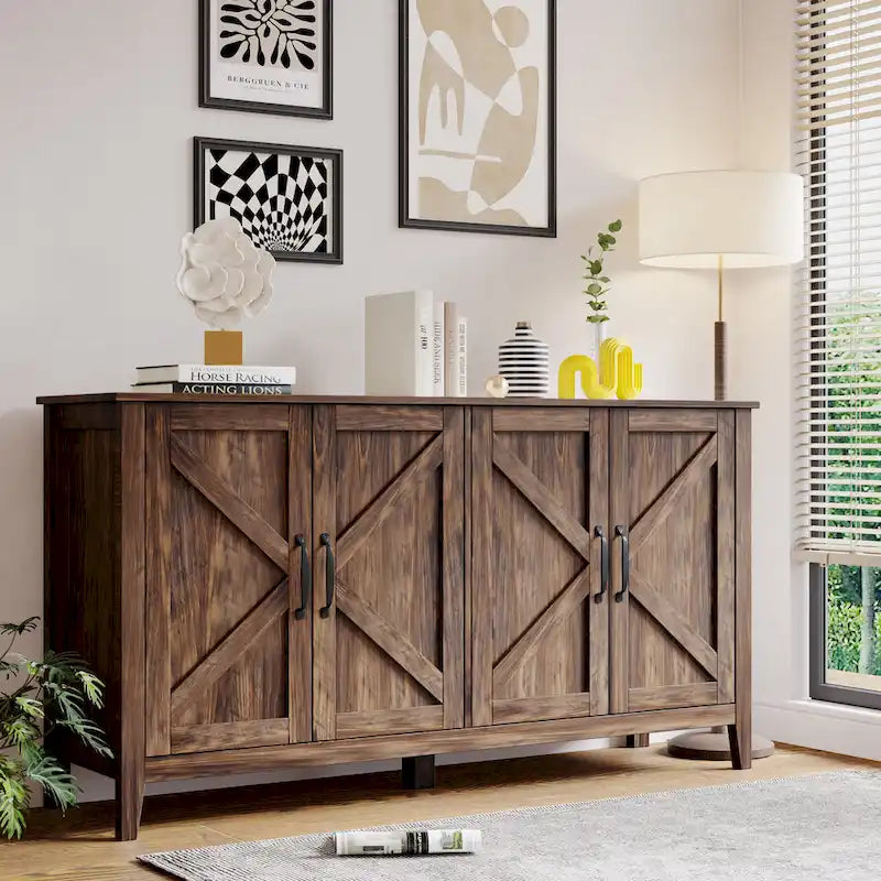 Meuble de rangement autoportant pour le salon, le bureau ou la chambre