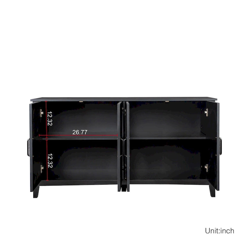 Meuble de rangement autoportant pour le salon, le bureau ou la chambre