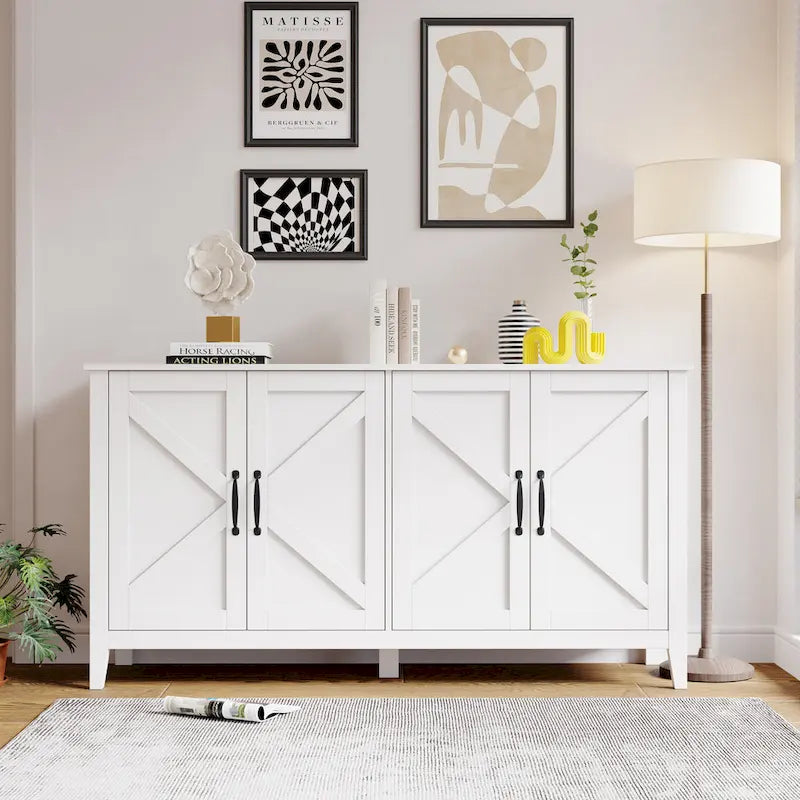 Meuble de rangement autoportant pour le salon, le bureau ou la chambre