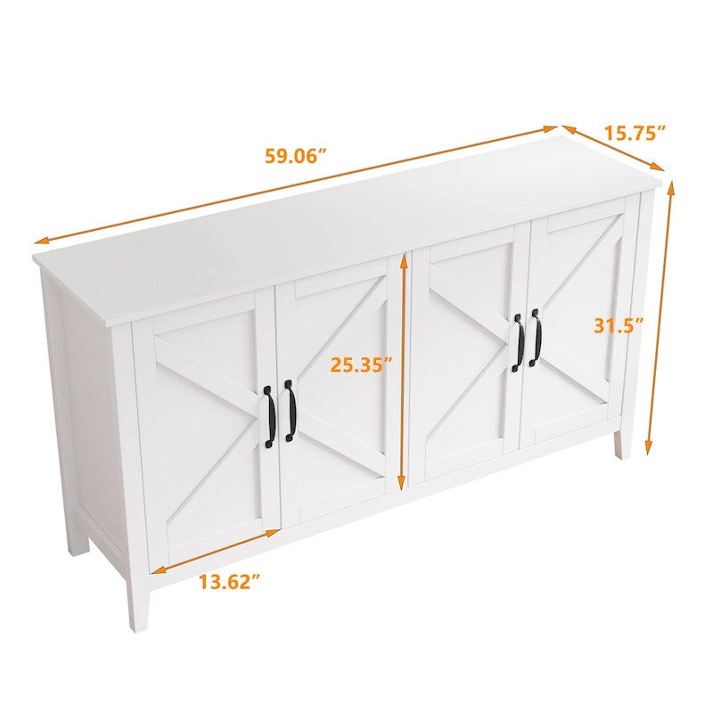Meuble de rangement autoportant pour le salon, le bureau ou la chambre