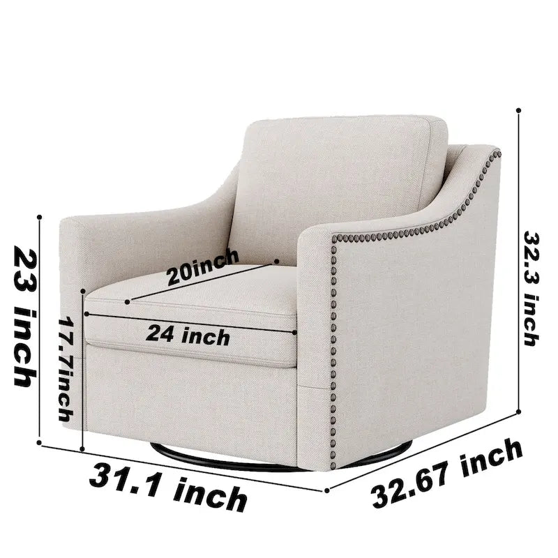 Fauteuil pivotant à 360 degrés