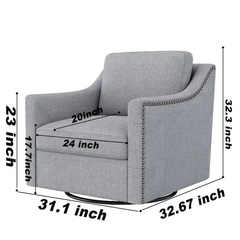 Fauteuil pivotant à 360 degrés