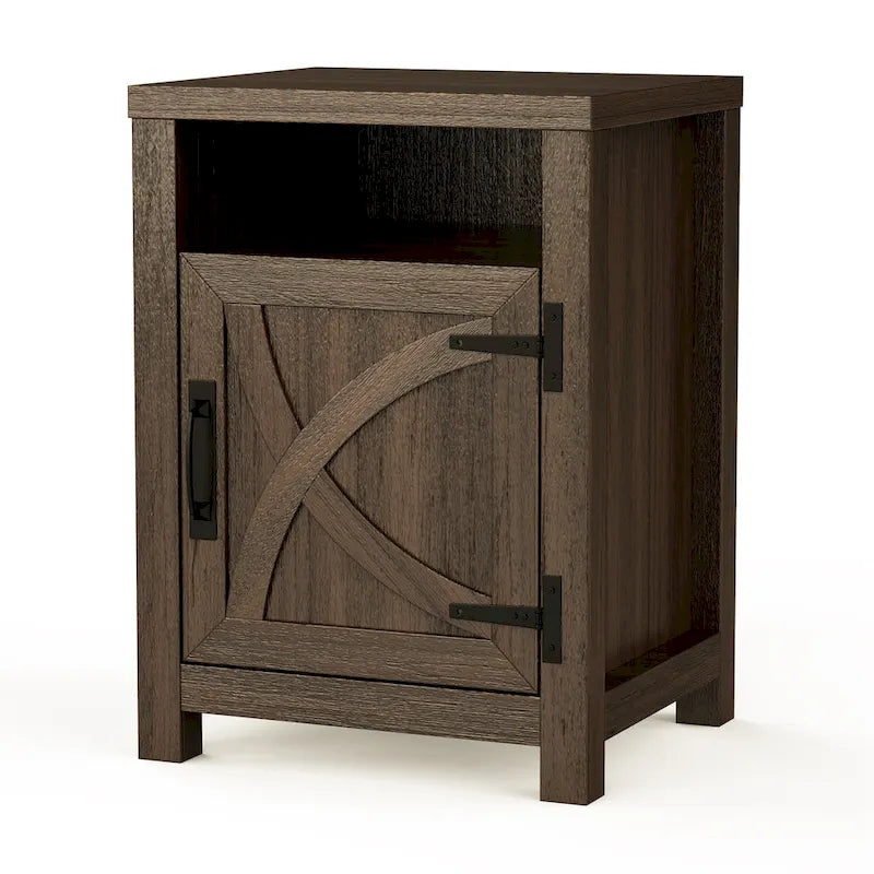 Table d'appoint de canapé/chevet avec étagère de rangement