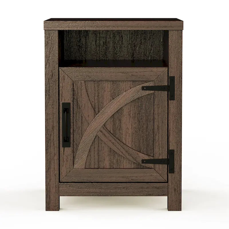 Table d'appoint de canapé/chevet avec étagère de rangement