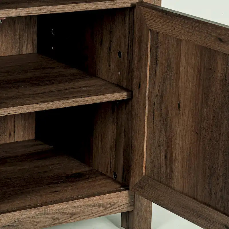 Table d'appoint de canapé/chevet avec étagère de rangement