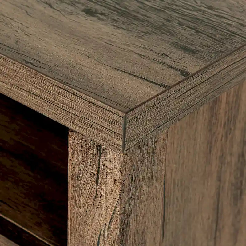 Table d'appoint de canapé/chevet avec étagère de rangement