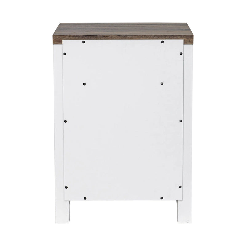 Table d'appoint de canapé/chevet avec étagère de rangement