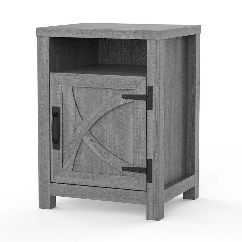 Table d'appoint de canapé/chevet avec étagère de rangement