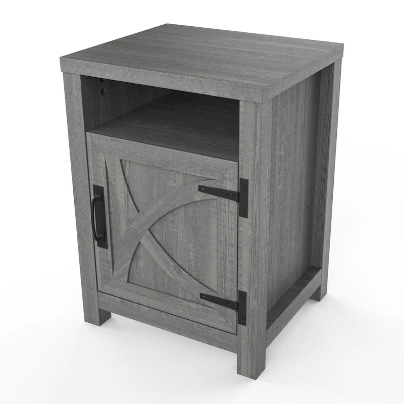 Table d'appoint de canapé/chevet avec étagère de rangement